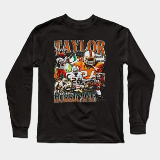 Sean Taylor College Vintage Bootleg Long Sleeve T-Shirt